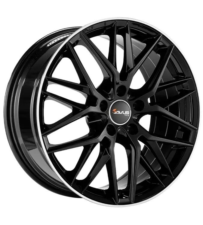 AVUS Racing AF19 - Black Polished Lip 7,50x17 5x112,00 ET47,00