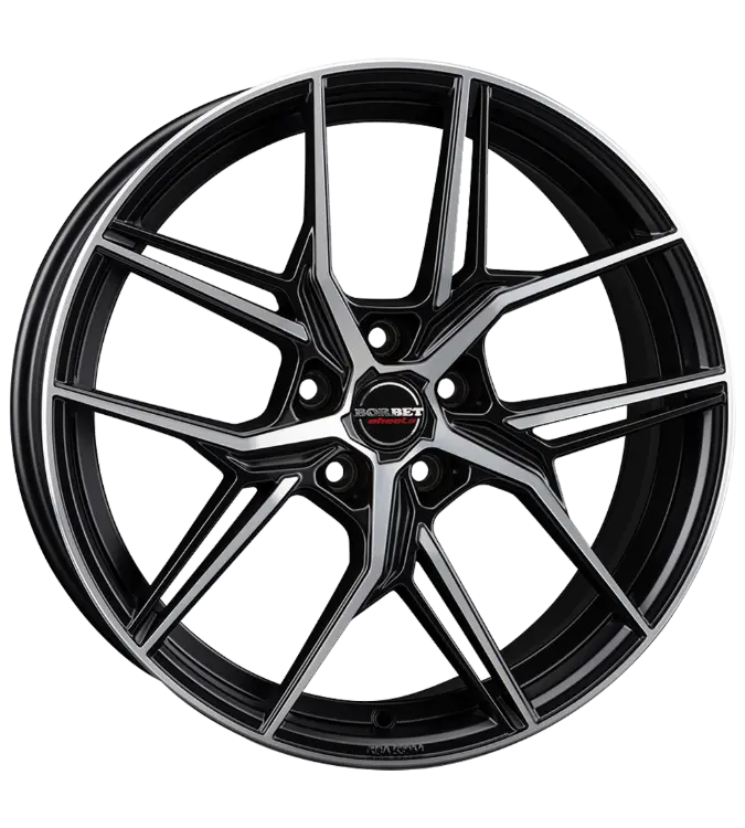 Borbet QX black polished matt 8,00x19 5x112,00 ET50,00