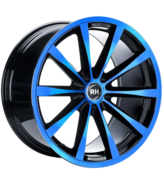 RH Alurad GT Rad Black Polished Blue 10,50x21 5x120,00 ET40,00