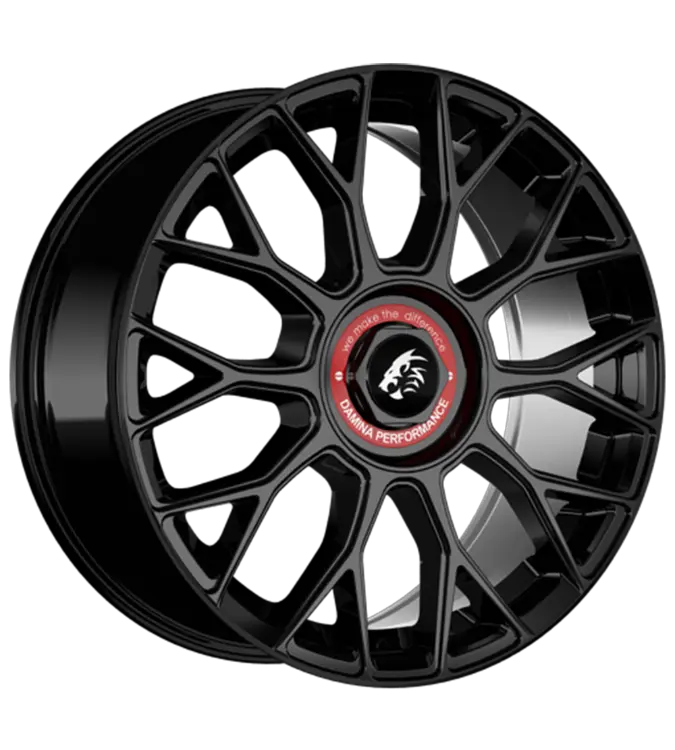 Damina Performance DM10 Black Red 8,00x18 5x112,00 / 5x120,00 ET30,00