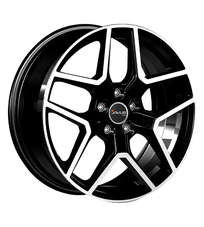 AVUS Racing AC-519 - Black Polished 7,50x18 5x114,30 ET40,00