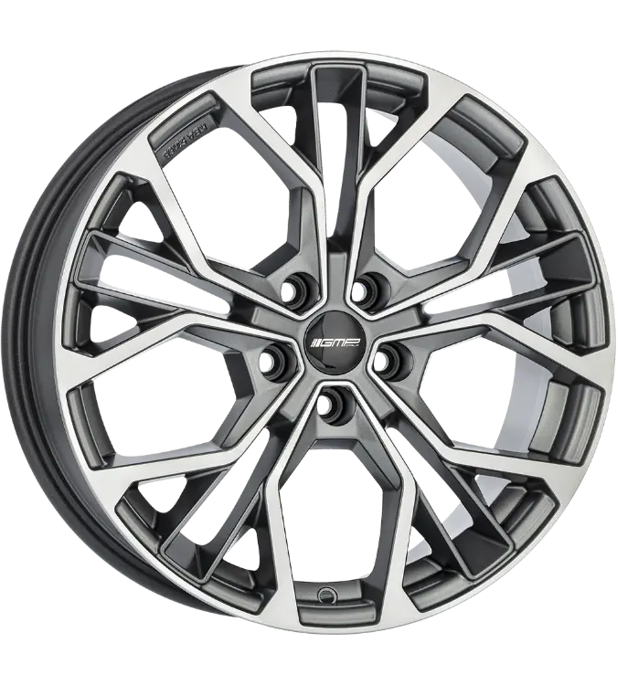 GMP Italia MATISSE Matt Anthracite Diamond 7,50x20 5x112,00 ET44,00