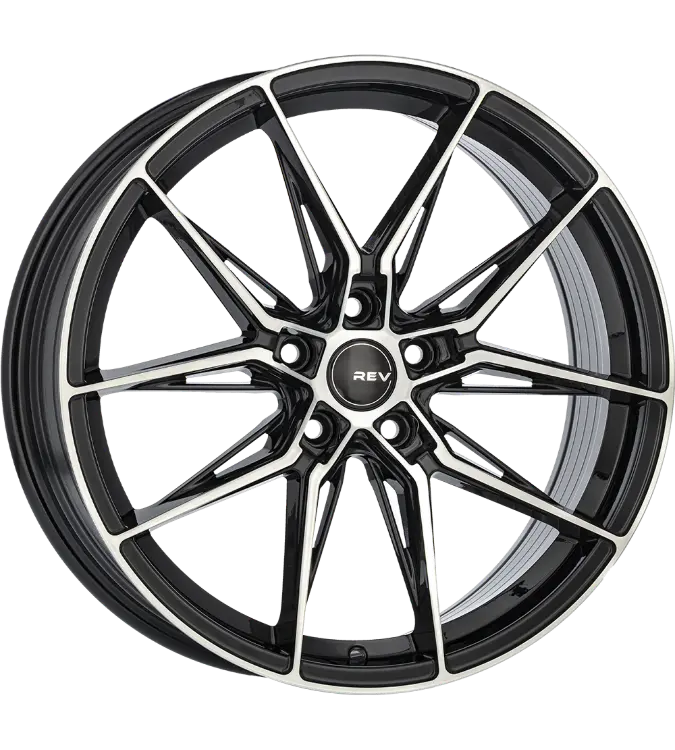 REVATIVO Pulsar Black Polished 7,00x17 5x108,00 ET50,00