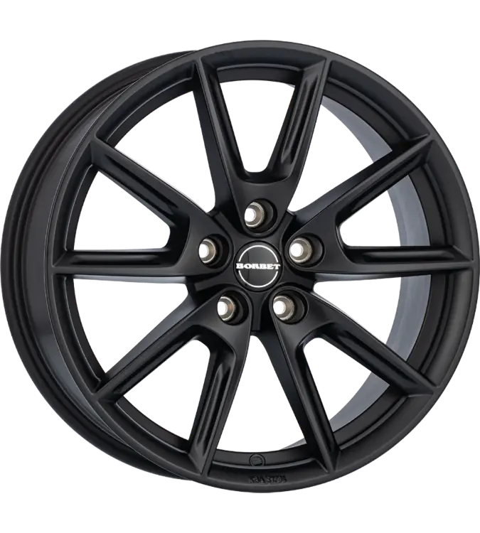 Borbet LX18 black matt 8,00x18 5x112,00 ET48,00