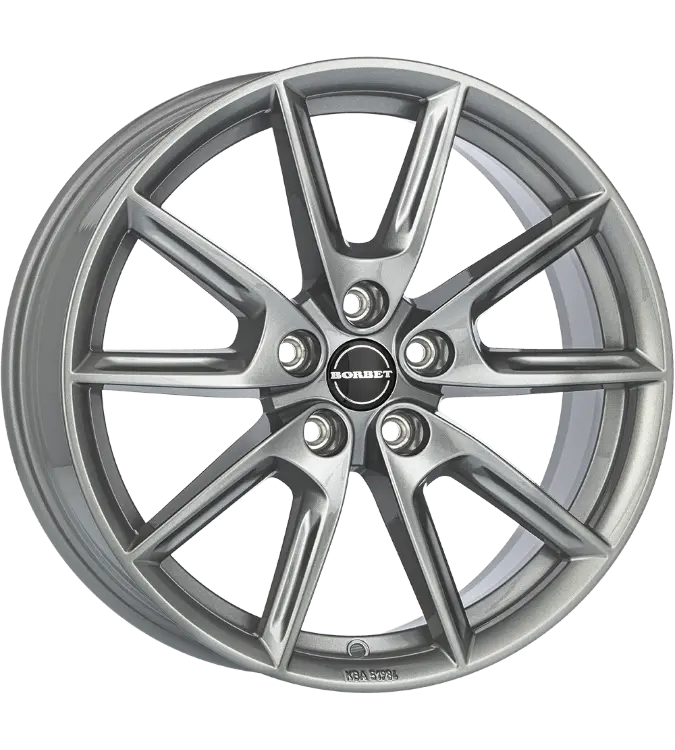 Borbet LX18 grey glossy 8,00x18 5x112,00 ET48,00