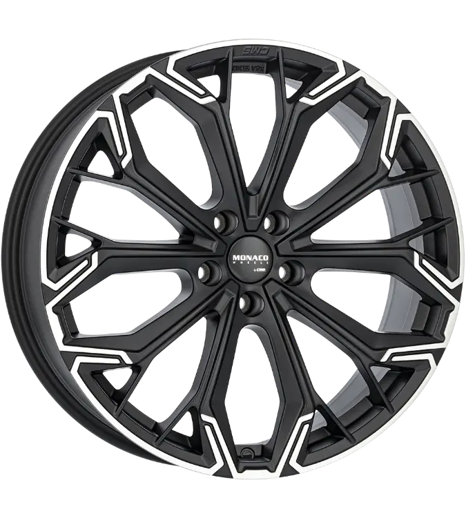 MONACO WHEELS Grand Prix C 17 Matt Black Polished 8,50x20 5x112,00 ET30,00