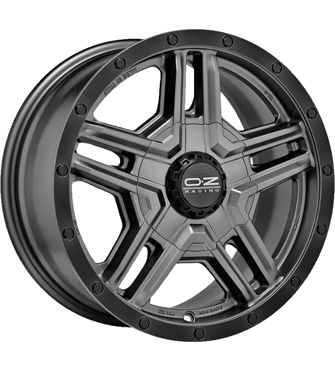 OZ RALLY ADVENTURE MATT GRAPHITE BLACK LIP 8,00x17 5x127,00 ET20,00