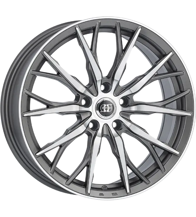 Infiny SPIKE Gun Metal Polished 8,00x18 5x108,00 ET42,00