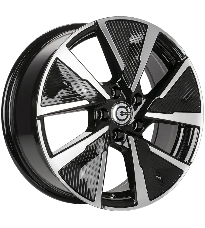 Carbonado Montpellier Black Polished 7,00x17 5x108,00 ET45,00