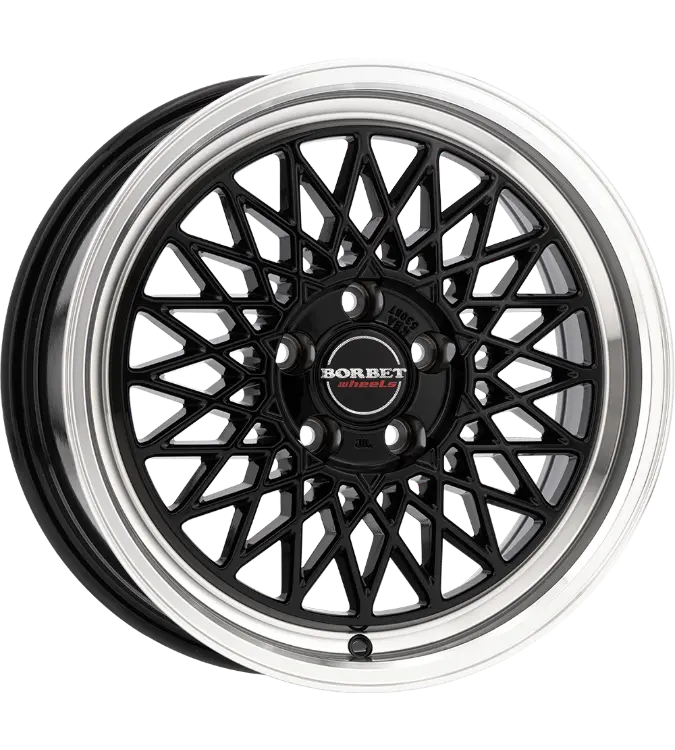 Borbet B black rim polished 8,50x20 5x114,30 ET40,00