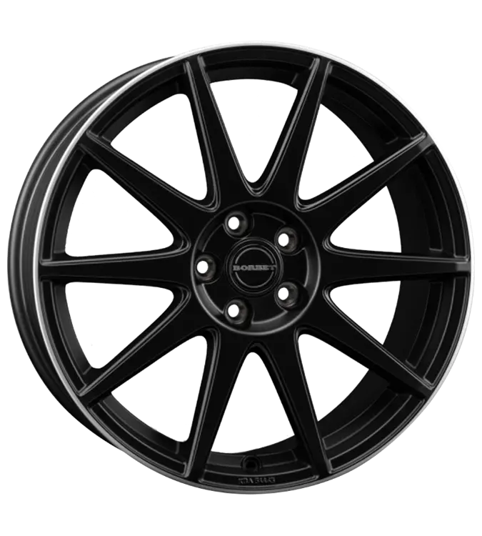 Borbet GTX black matt rim silver 8,00x19 5x114,30 ET50,00