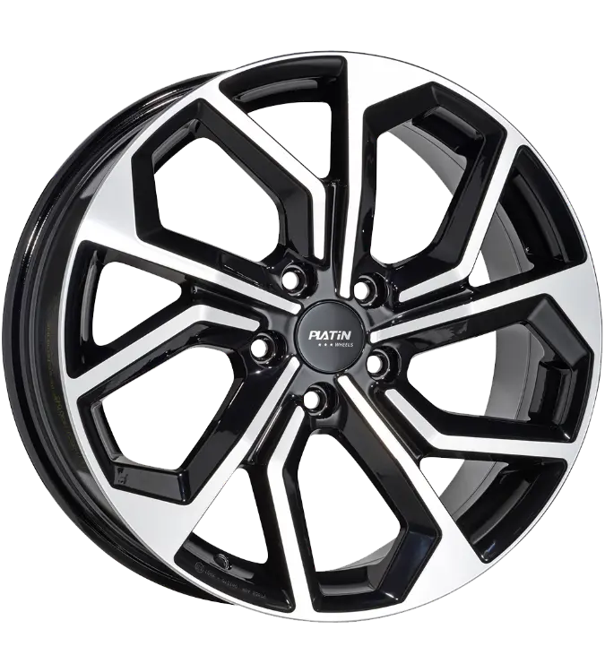 PLATIN Wheels P 97 Black Polished 9,00x20 5x112,00 ET38,00