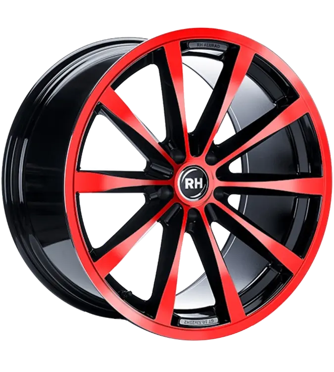 RH Alurad GT Rad Black Polished Red 10,50x21 5x120,00 ET40,00