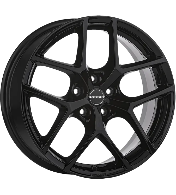 Borbet Y black glossy 8,50x20 5x112,00 ET45,00