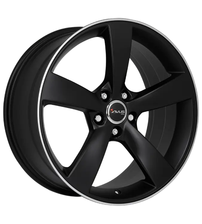 AVUS Racing AF10 - Matt Black Polished 10,00x20 5x112,00 ET19,00