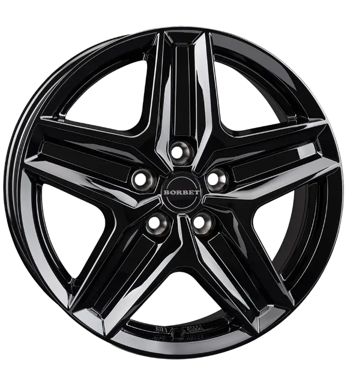 Borbet CWZ black glossy 7,50x18 5x120,00 ET53,00
