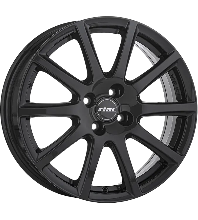 RIAL Milano Black Gloss 5,50x14 4x100,00 ET35,00