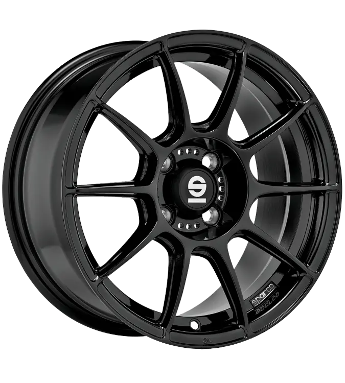 Sparco FF1 Gloss Black 7,00x17 4x100,00 ET44,00