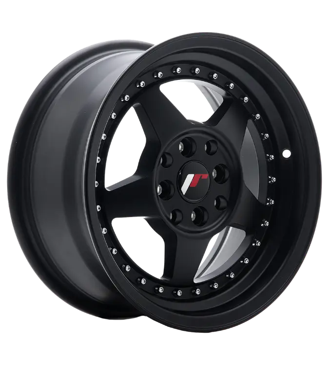 JR Wheels JR6 Matt Black 7,00x15 4x100,00 ET35,00