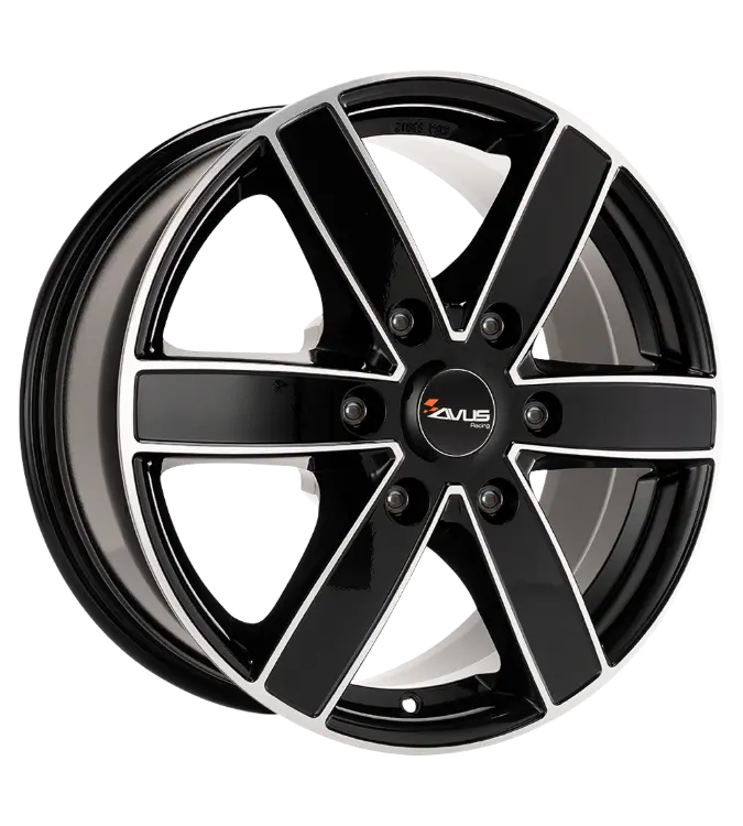 AVUS Racing AC-V61 - Black Polished 8,00x18 6x114,30 ET45,00