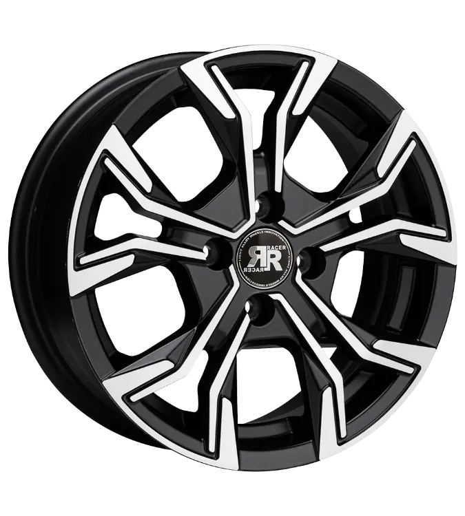 Racer CARVER Black Polished 7,50x17 5x114,30 ET40,00