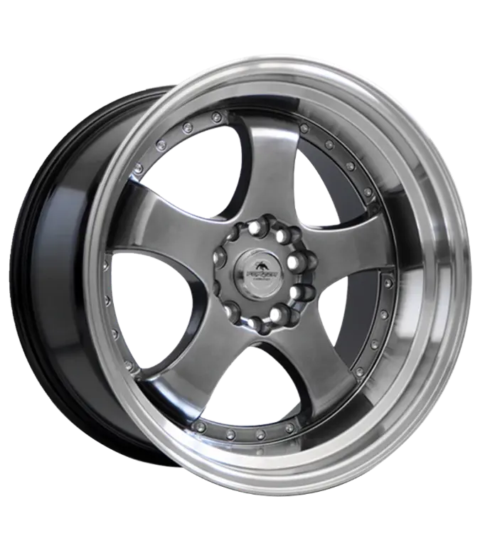 FORZZA Flamber Hyper Black Lip Machined 8,50x18 5x114,30 / 5x120,00 ET25,00