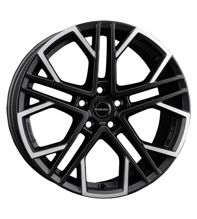 Borbet XV black polished 8,50x19 5x108,00 ET45,00