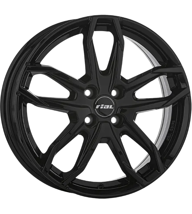 RIAL Lucca Black Gloss 6,50x16 4x100,00 ET45,00