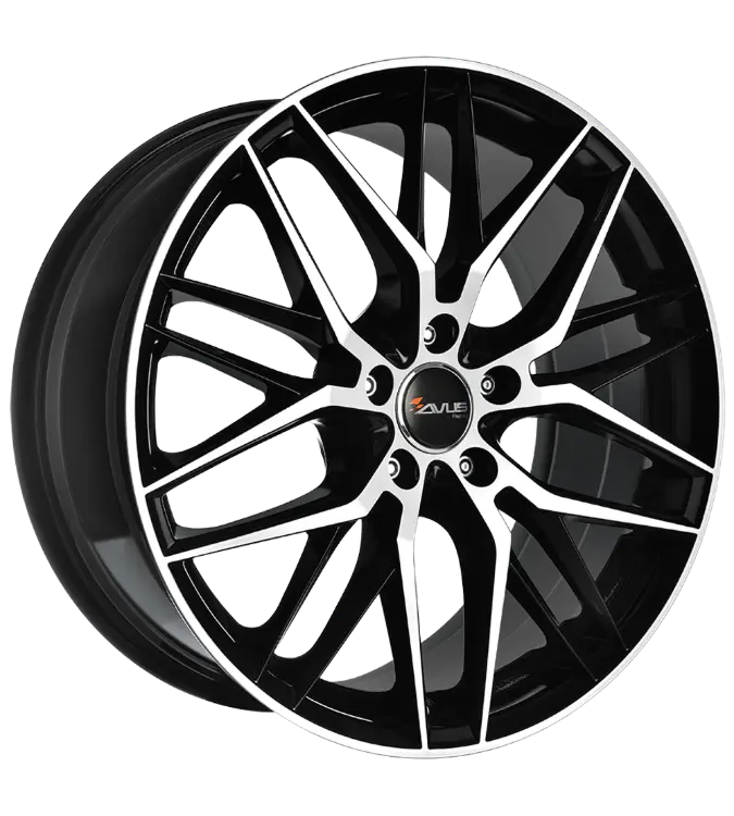 AVUS Racing AF19 - Black Polished 8,00x18 5x120,00 ET45,00