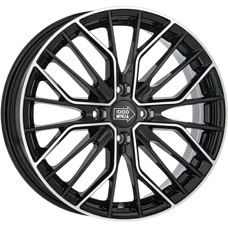 Mille Miglia MM1044 Black Polished 6,50x16 4x108,00 ET20,00