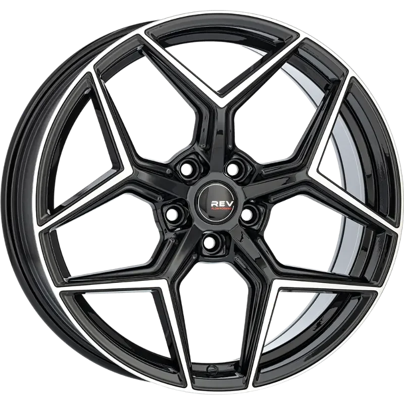 REVATIVO Comet FF Black Polished 8,00x19 5x108,00 ET45,00