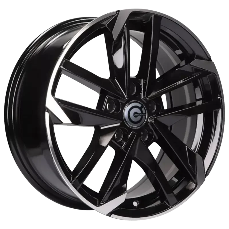 Carbonado Rennes Black Polished 7,00x16 5x108,00 ET40,00