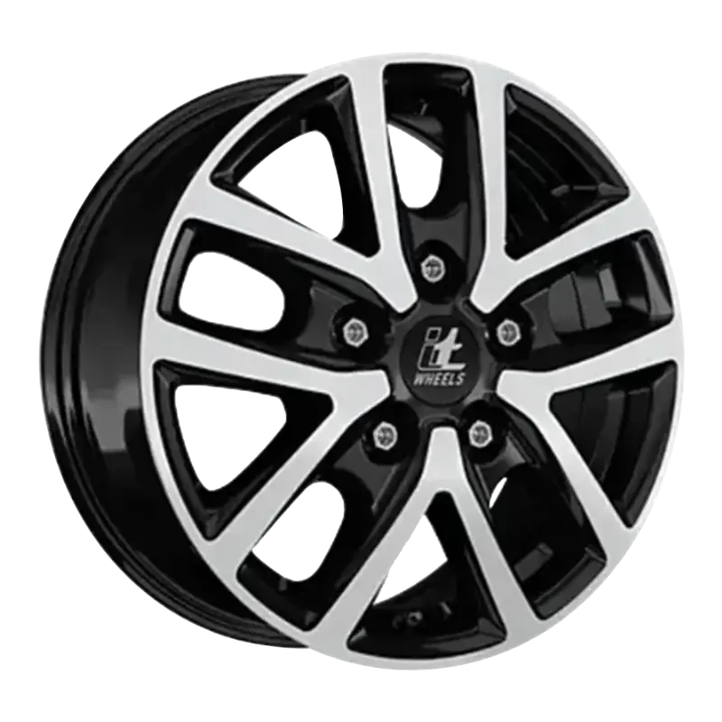 itWHEELS Mira VAN Black Polished 6,50x16 5x160,00 ET60,00