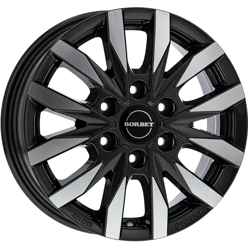 Borbet CW6 anthracite polished 6,50x16 6x120,00 ET50,00