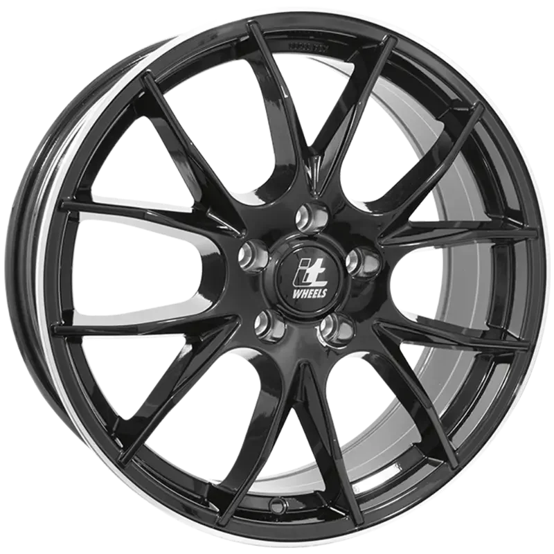 itWHEELS Kira Black Lip Polished 8,00x18 5x114,30 ET48,00