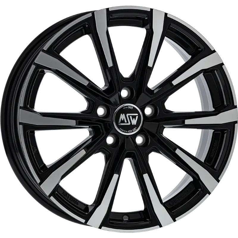 MSW 79 Black Polished 7,00x17 5x114,30 ET48,50