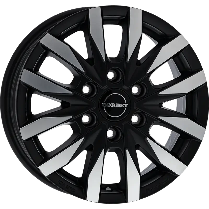 Borbet CW6 black polished 7,50x18 6x114,30 ET40,00