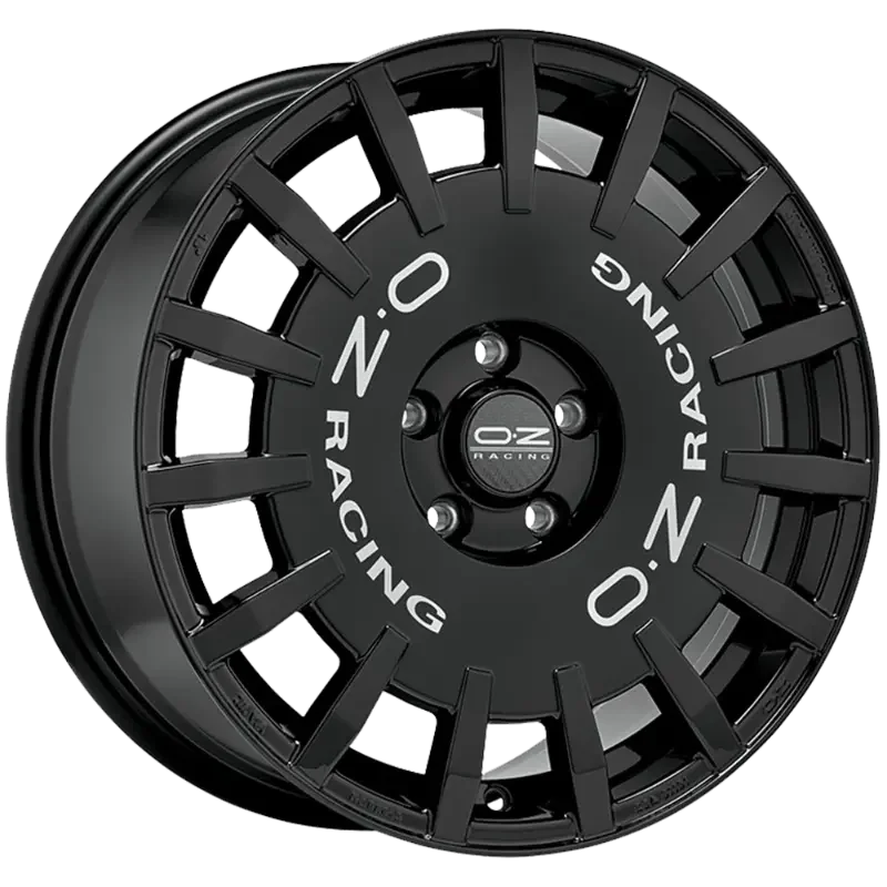 OZ RALLY RACING GLOSS BLACK 8,00x18 5x108,00 ET45,00