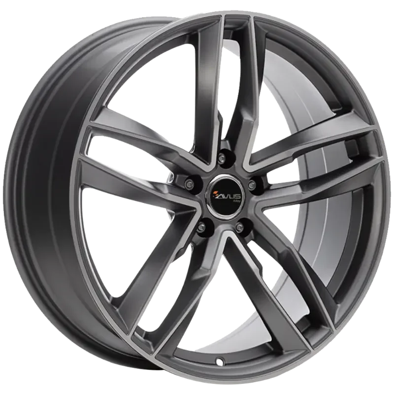 AVUS Racing AF16 - Matt Anthracite Polished 7,50x17 5x112,00 ET29,00