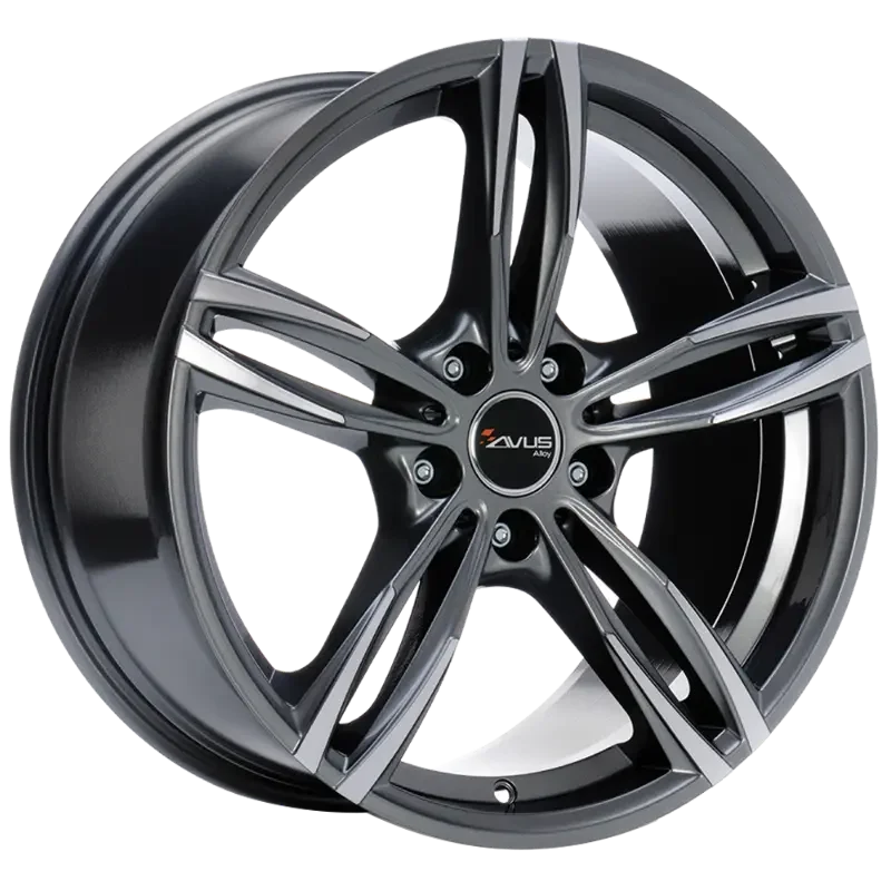 AVUS Racing AC-MB3 - Anthracite Polished 8,50x18 5x120,00 ET37,00