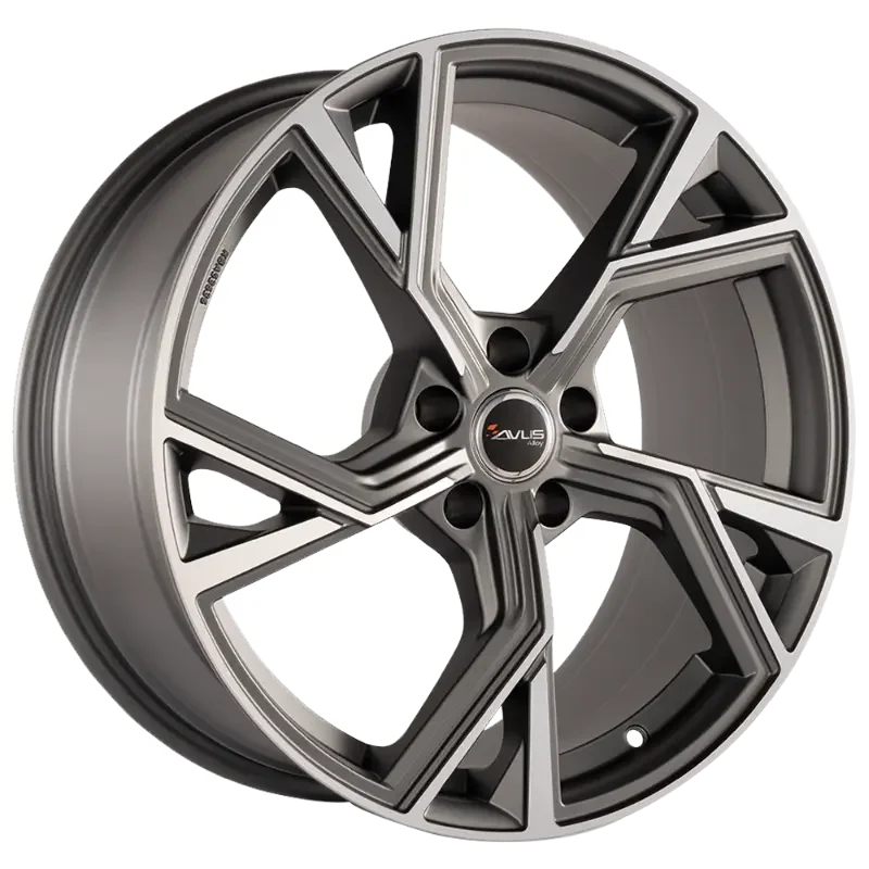 AVUS Racing AF20 - Matt Anthracite Polished 9,00x20 5x120,00 ET45,00