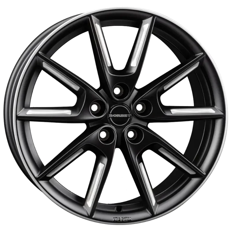 Borbet LX19 black matt silver spoke rim 8,00x19 5x108,00 ET50,00