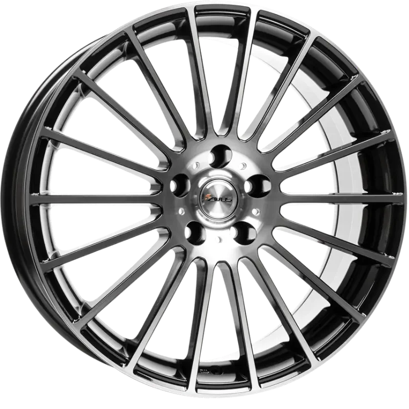 AVUS Racing AC-M03 - Black polished 7,00x17 5x100,00 ET35,00