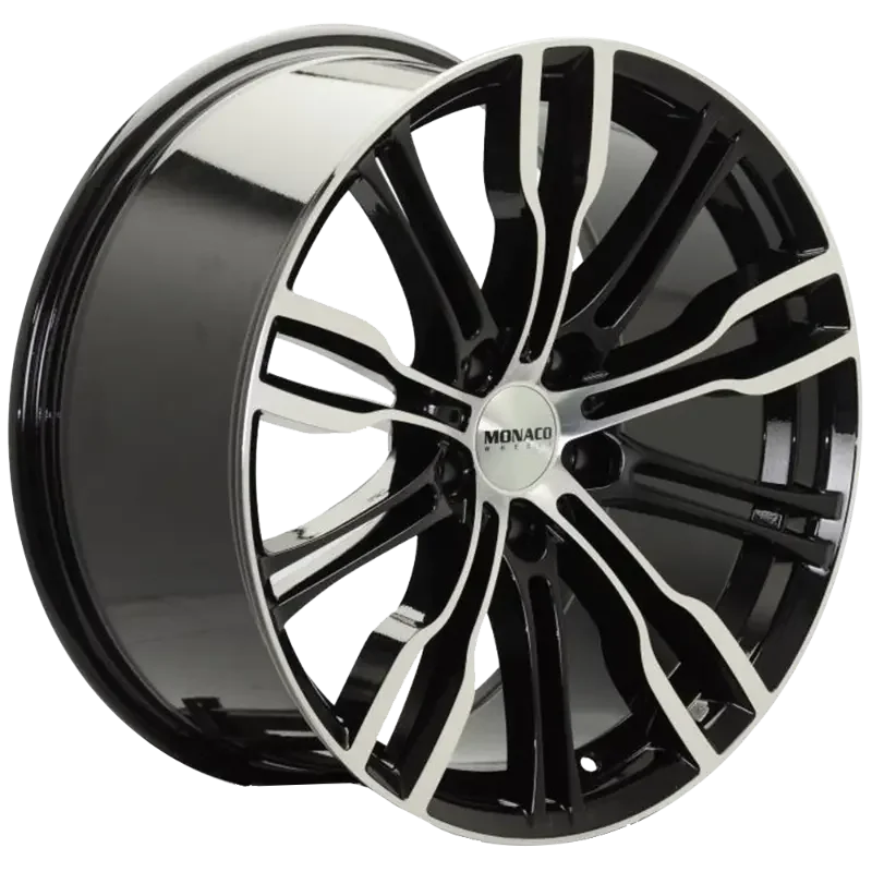 MONACO WHEELS Grand Prix 8 Black Polished 8,00x19 5x112,00 ET45,00
