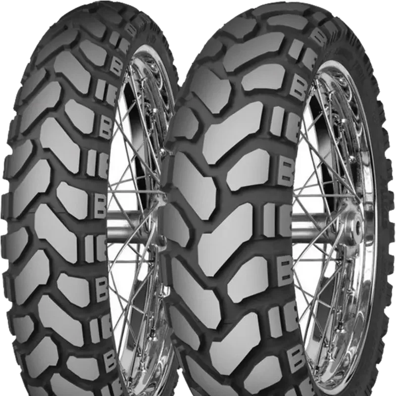 Mitas E-07+ 120/70 B19 60 H Przód M+S, Dakar, Yellow