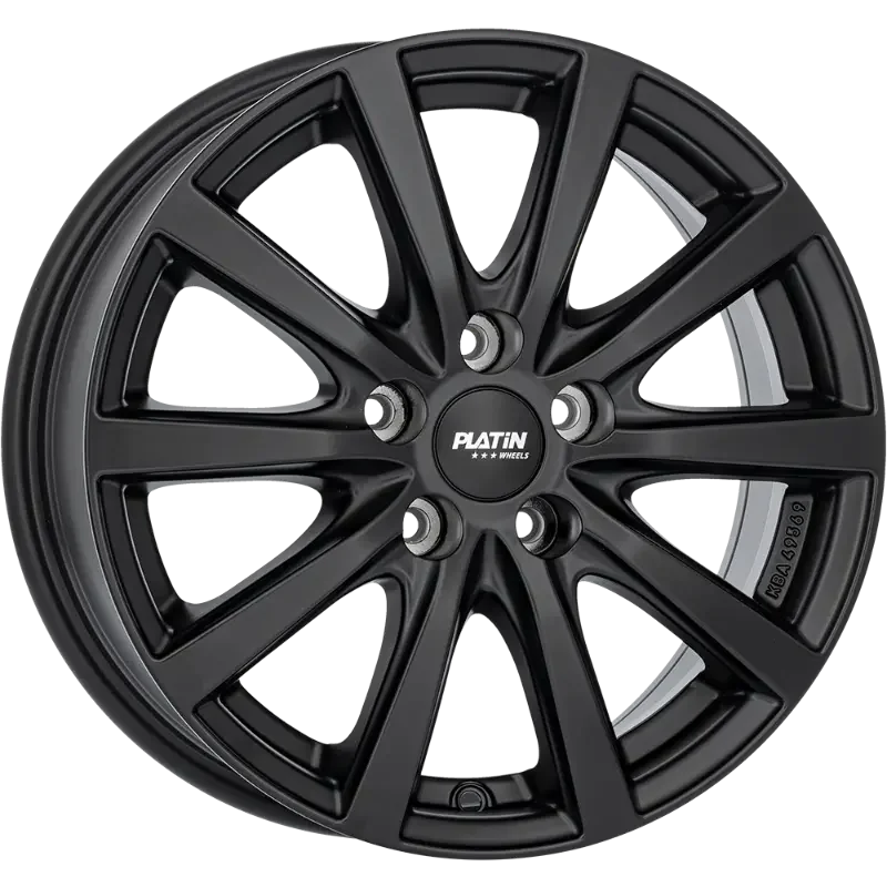 PLATIN Wheels P 69 Matt Black 8,00x18 5x120,00 ET50,10