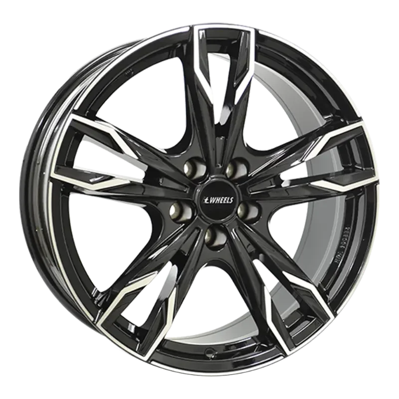 itWHEELS Gina Black Polished 8,00x18 5x108,00 ET50,00