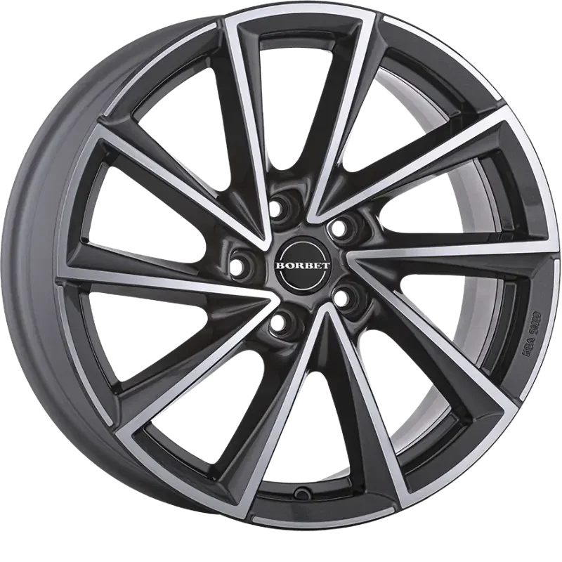 Borbet VTX graphite polished 8,00x18 5x108,00 ET45,00
