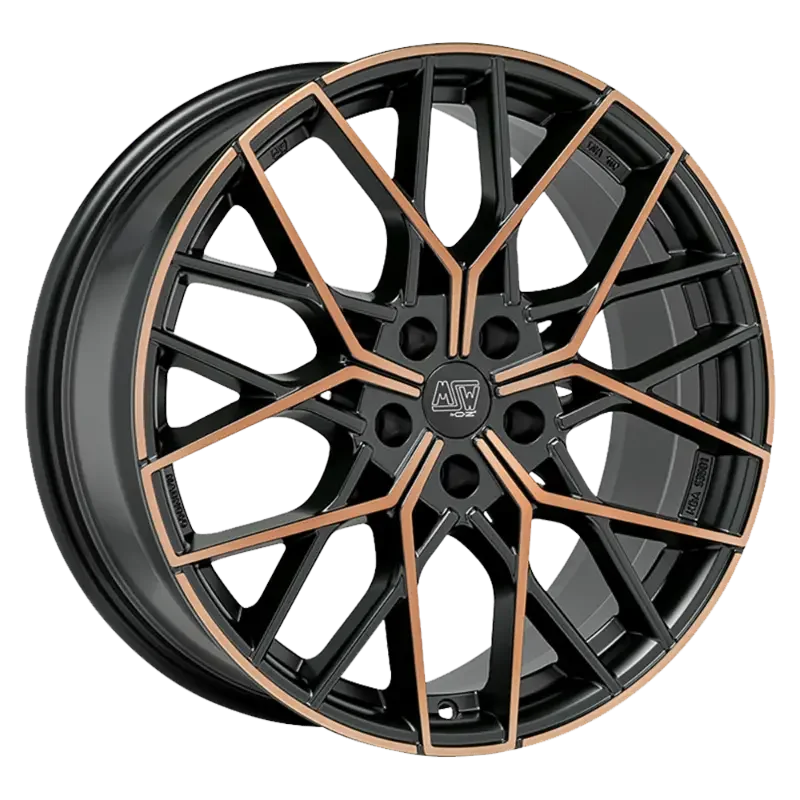 MSW 74 Matt Black Copper Polished 8,00x19 5x112,00 ET45,00