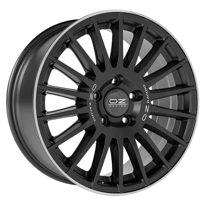 OZ RALLY DESERT MATT BLACK DIAMOND LIP 8,00x18 5x112,00 ET45,00